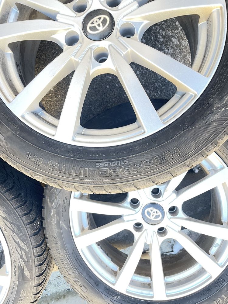 Титанові диски з гумою R17 Toyota
