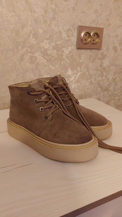 Хайтопи з натуральної замші (36р.)