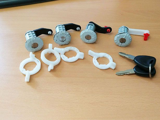 Canhões Portas + Chaves Renault Master Opel Movano (98-10) NOVO