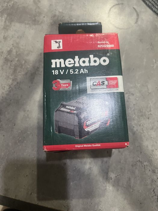 Akumulator metabo 18V/5.2 Ah