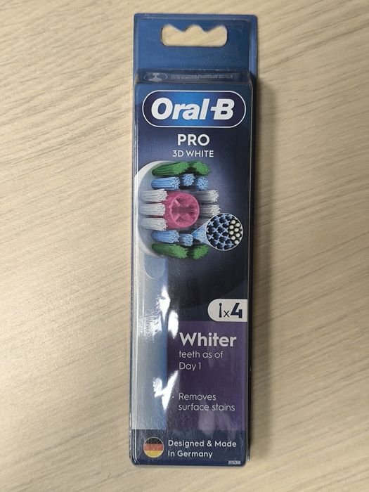 Końcówki do szczoteczki Oral-B 3d White 4szt
