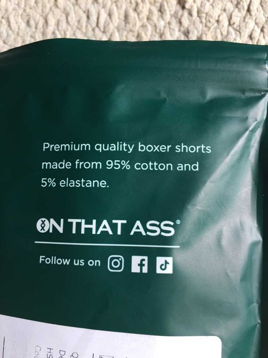Boxers homem -- tamanho S -- VERDE --- Marca : On That Ass