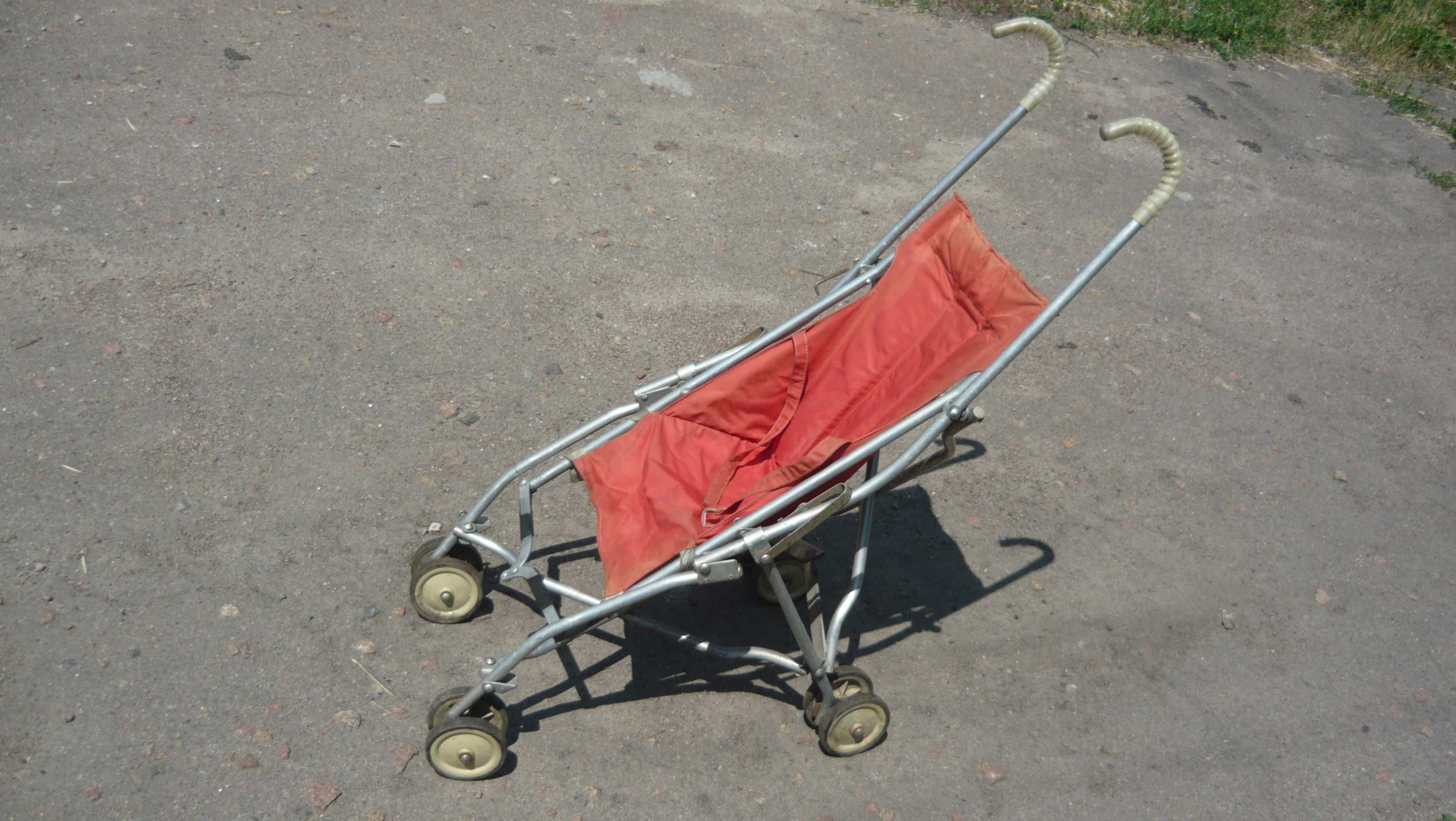 летняя детская коляска-трость раскладная