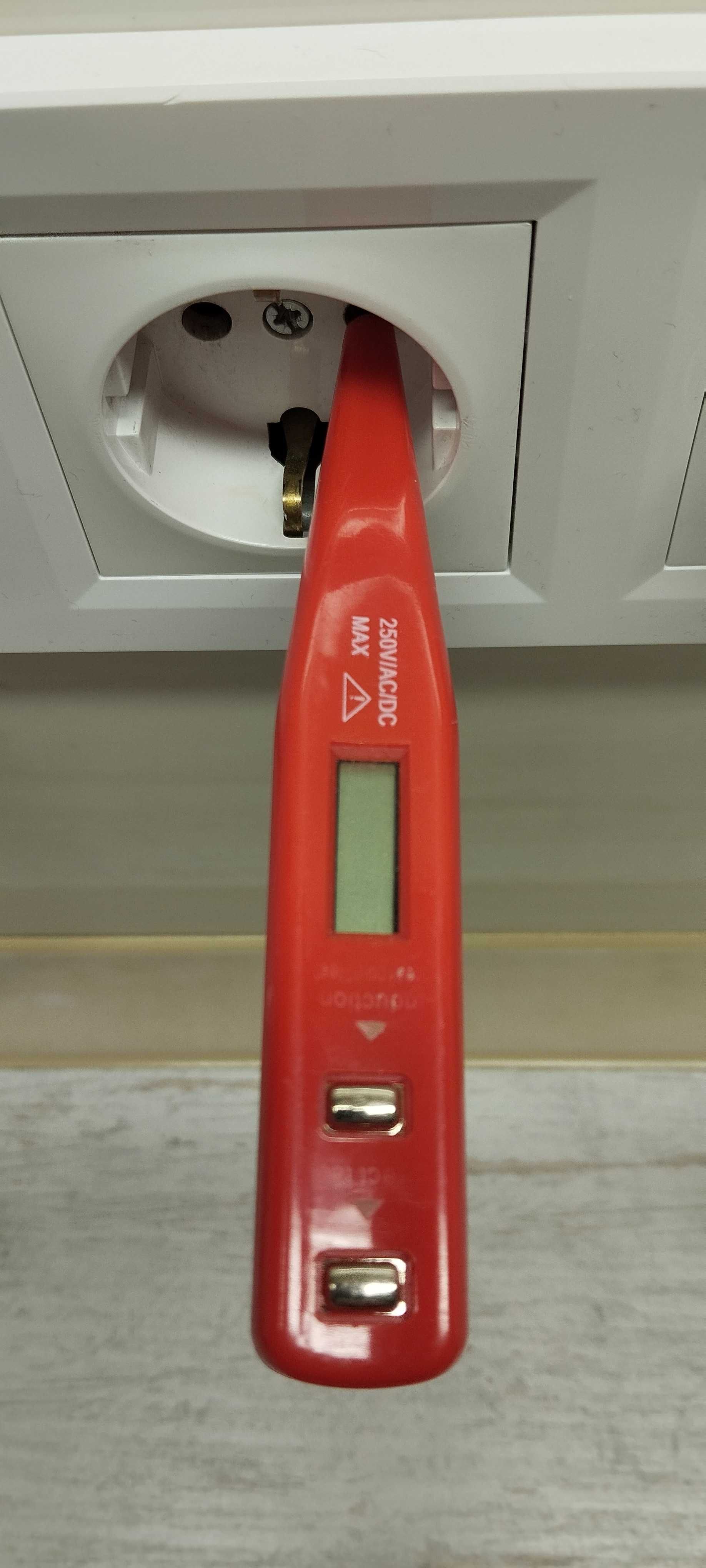 Індикатор контрольний напруги цифровий 12-250V LCD