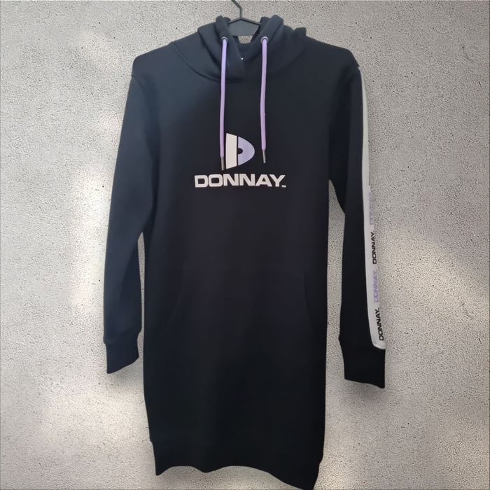 Ocieplana sukienka sportowa z kapturem donnay s