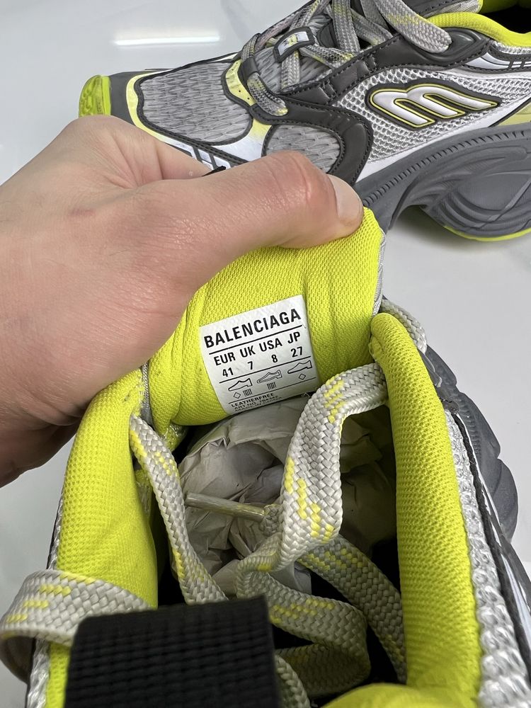 Кросівки BALENCIAGA 10XL Grey / Yellow