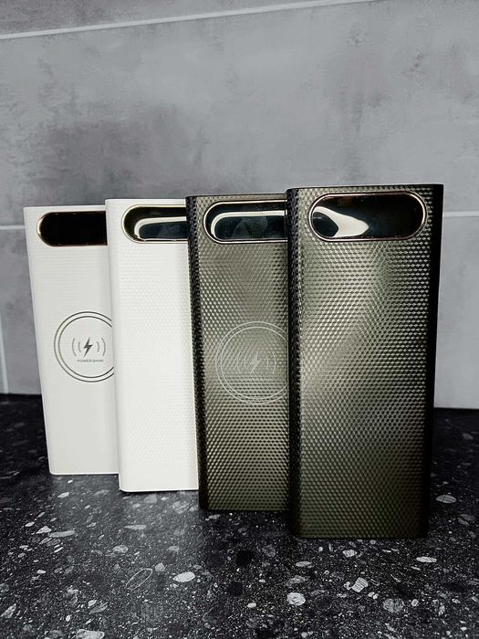 НОВИЙ! Power Bank 40000 mAh з бездротовою зарядкою / павербанк