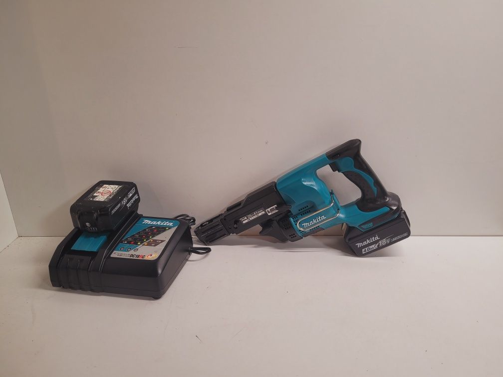 Makita DFR 450X акумуляторний стрічковий шуруповерт, автомат гіпс