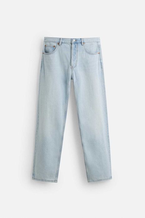 Чоловічі джинси Zara Straight Fit Jeans — прямий крій