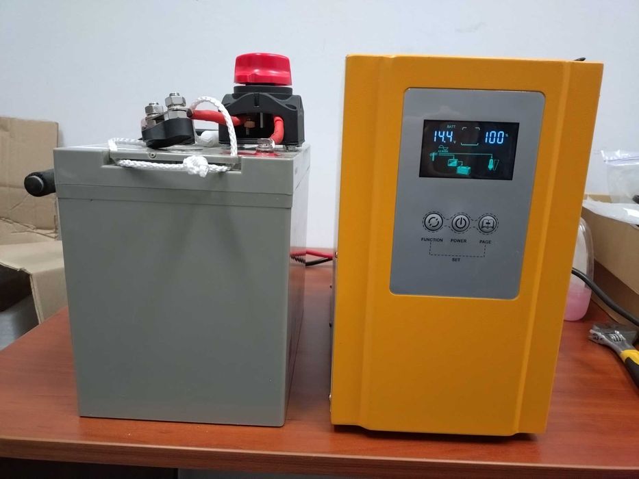 ДБЖ 1000 Вт з гелевим акумулятором 74 Агод 12 В в комплекті