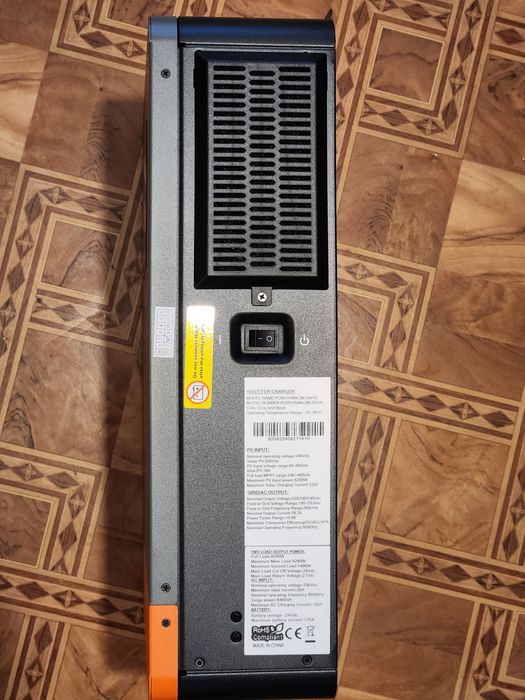 Комплект Акумулятор LiFePo4 3.8 кВт/год + інвертор PowMr 4.2 кВт 24 В