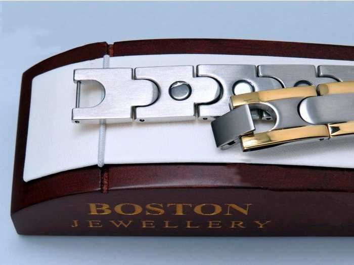 ZDROWOTNA Bransoleta Męska MAGNETYCZNA DUŻA MOC Boston Jewellery