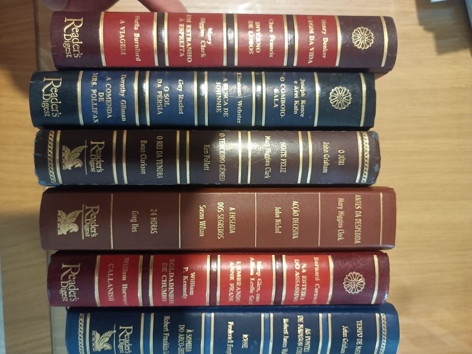 Vendo livros com 4 best sellers da Colecção da Readers Digest
