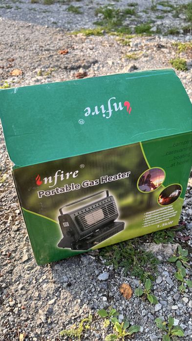 Газовий обігрівач-плита 2в1 керамічний + балон+ безкоштовна доставка!