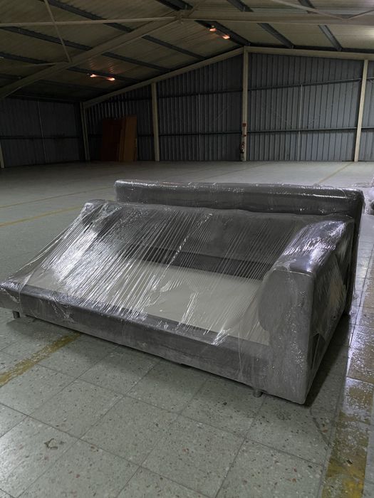 Sofá cinzento - 3 Lugares