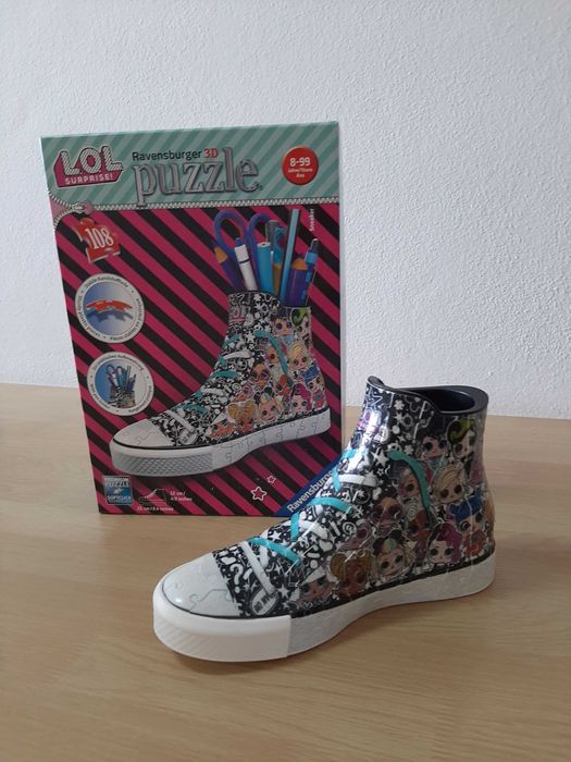 Puzzle 3D LOL Sapatilha (108 peças)