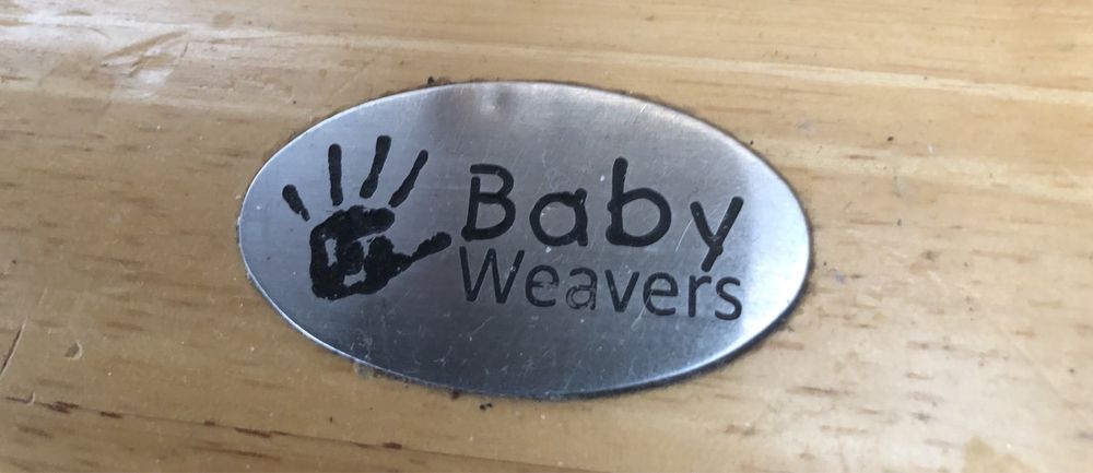 Krzesełko drewniane do karmienia Baby Weavers