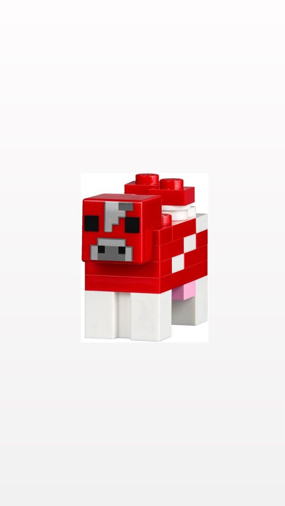 Lego Minecraft Krowa grzybowa figurka