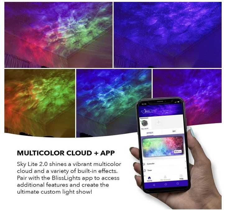 Projektor nieba gwiazd galaxy Sky Lite RGB + APP