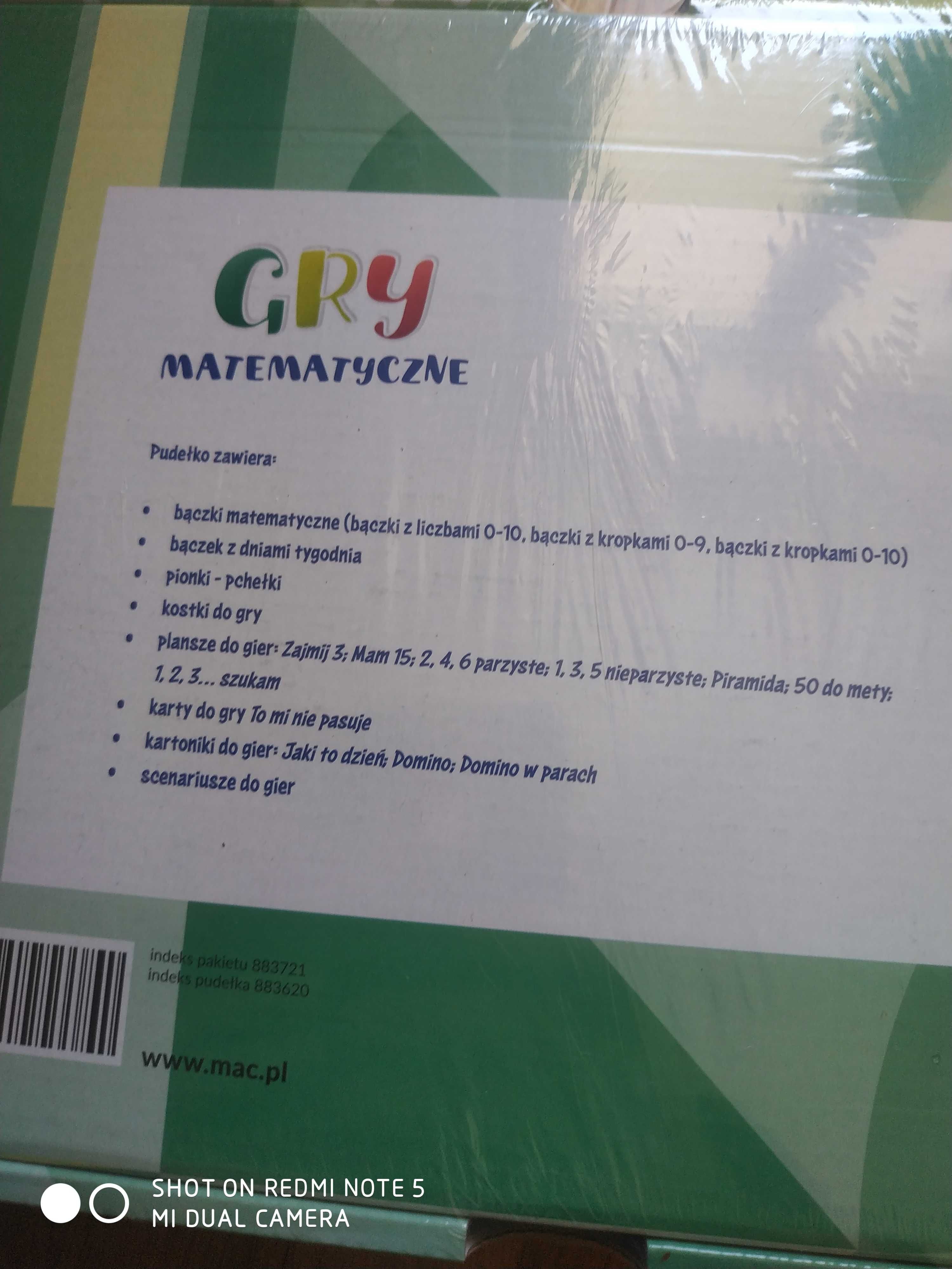 Gry matematyczne , nowe
