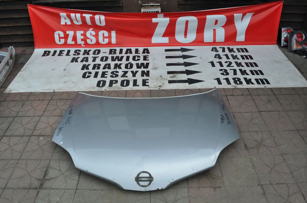 nissan primera P12 maska kolor KYOG nr 40011 WYSYŁKA