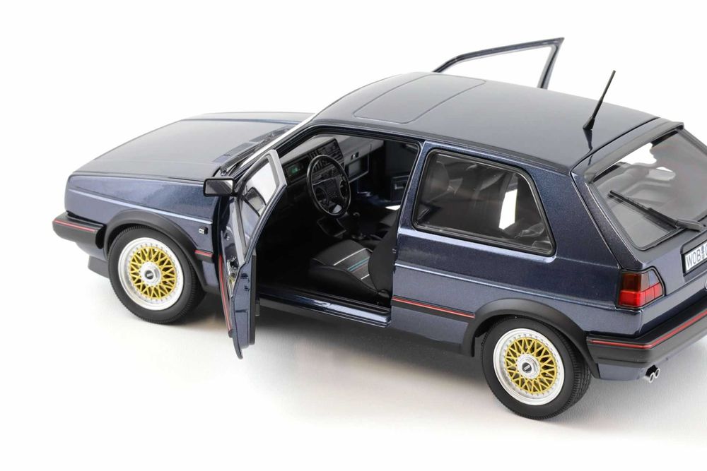 VW Volkswagen Golf II 2 GTI 1988 Helios Blue Limit 500 Norev 1:18