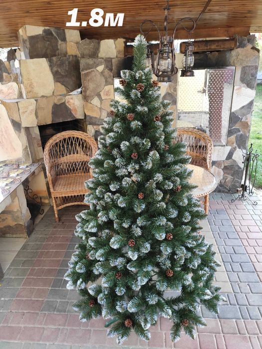 ТОП‼️ Штучна ялинка Елітна  з шишками, искусственная елка