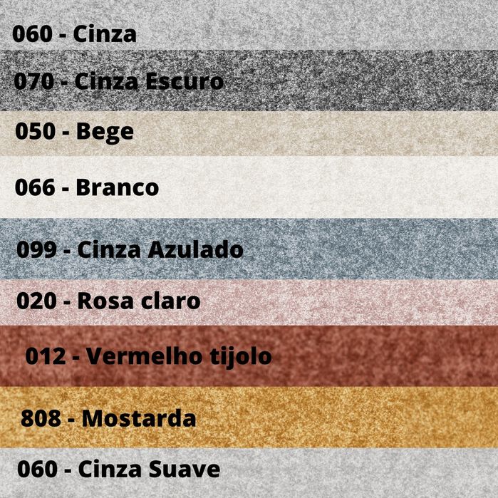 Tapete Mushy - Lavável na maquina - 7 Cores - 240x340cm - By Arcoazul