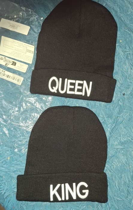 Czapki king & Queen