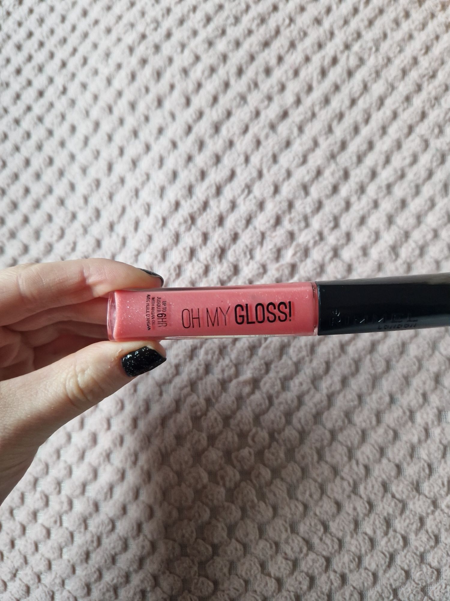Rimmel błyszczyk z drobinkami do ust odcień 160 stay my rose