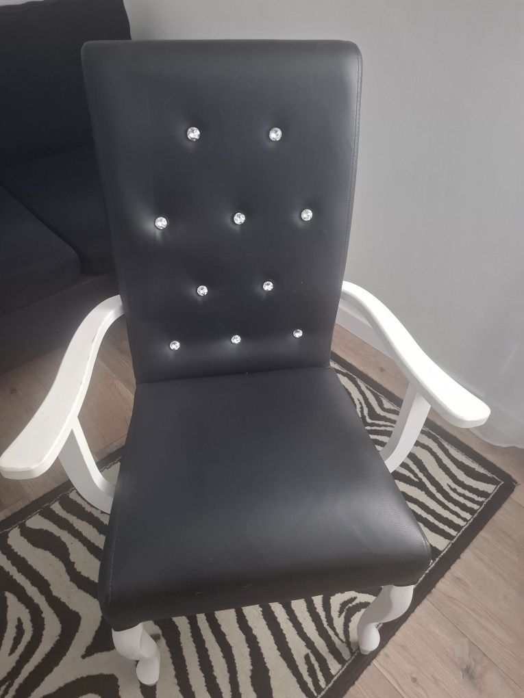 Krzesło ludwik glamour