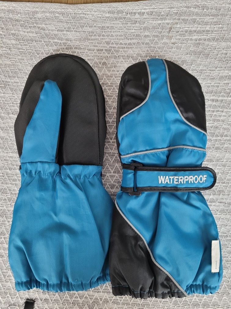 Rękawiczki jednopalcowe waterproof rozm.4, nowe bez metki