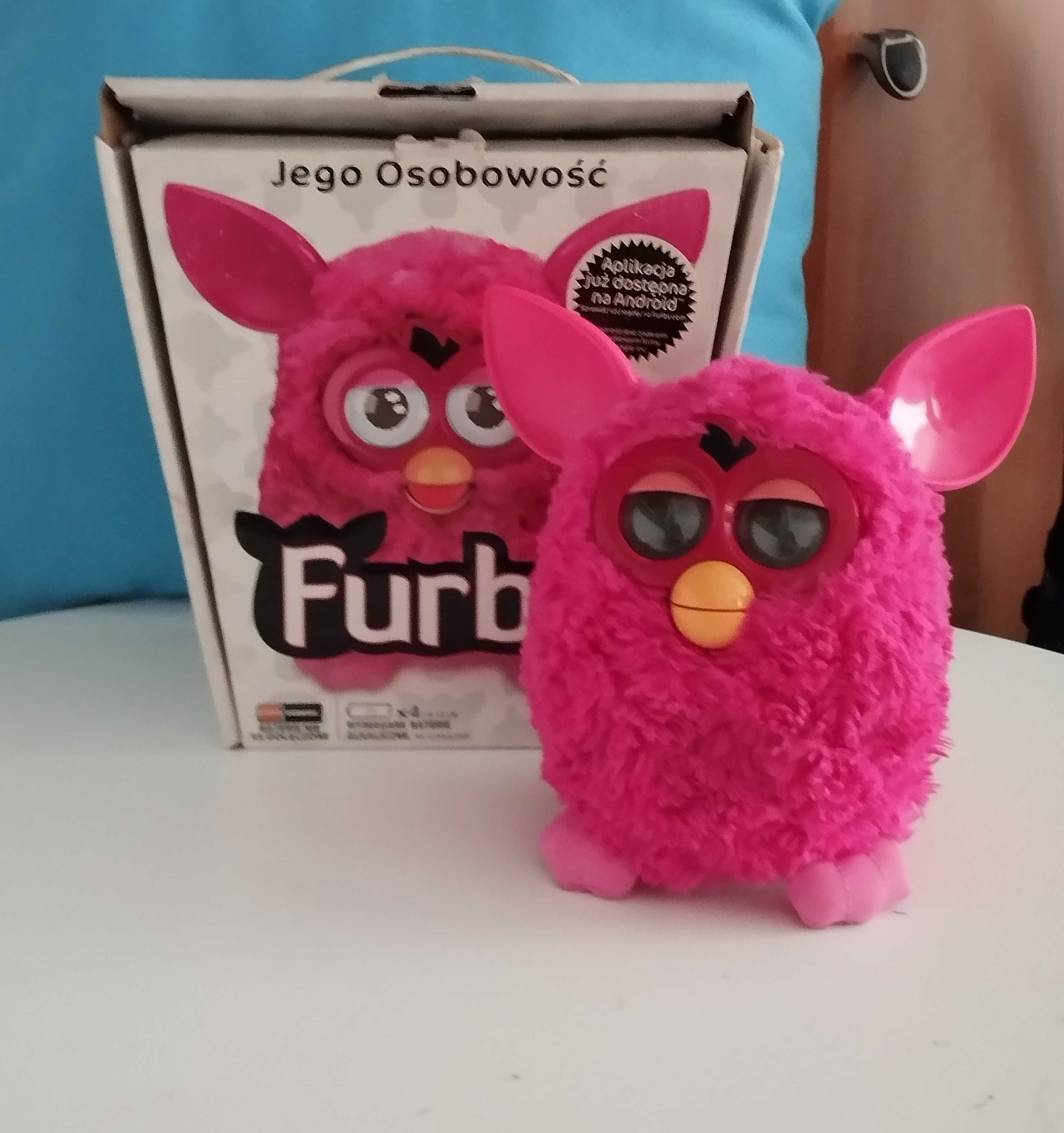HASBRO FURBY pink interaktywny A0008 - j.polski , stan BDB