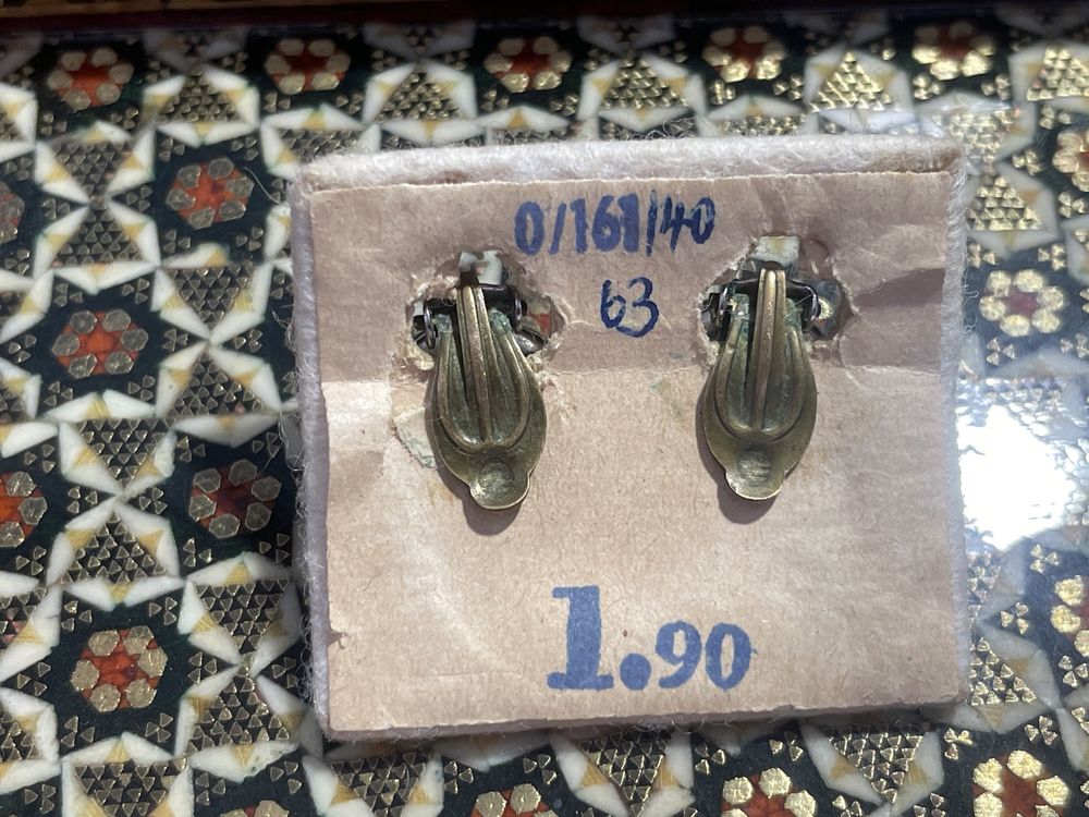 Клипсы, винтаж, Германия