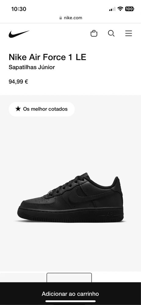 Ténis Nike Air Force 1 LE