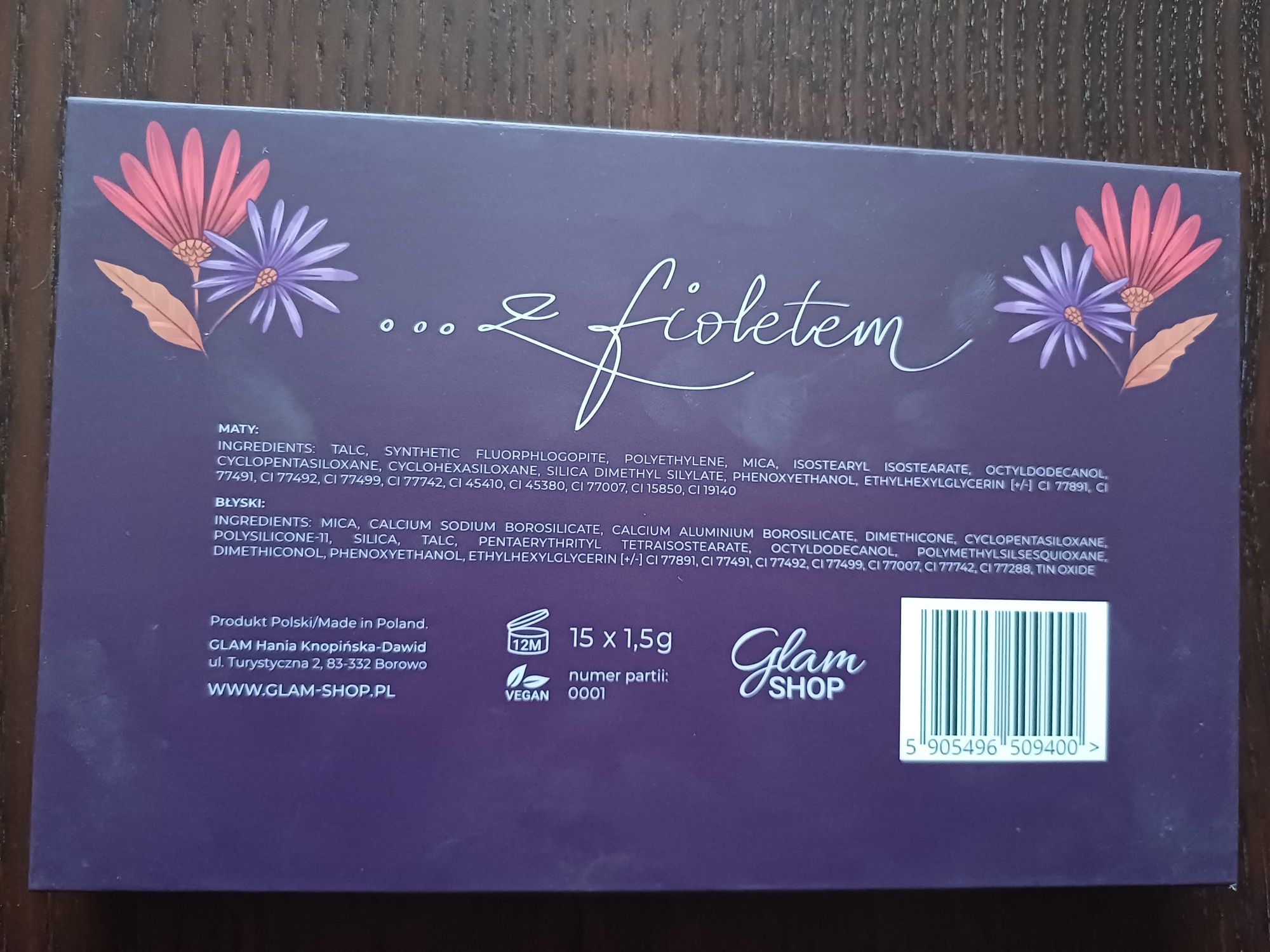 Paleta z Filetem Glam Shop