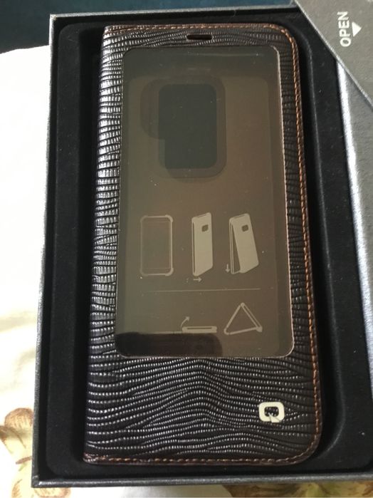 Кожаный чехол Samsung 9+новый
