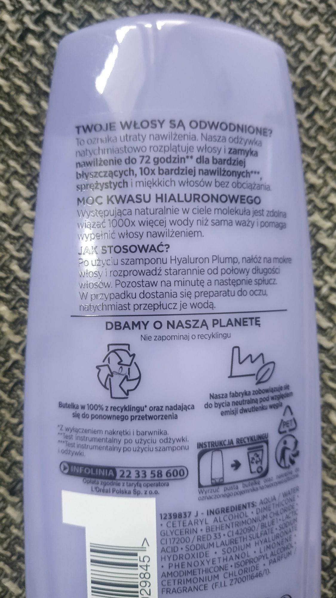 Elseve Hyaluron Pump - odżywka nawilżająco-scalająca do włosów