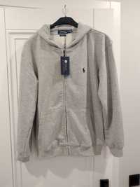 Zip-hoodie Ralph Lauren сіре