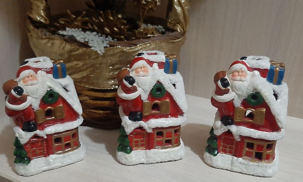 Новогодний домик с led подсветкой