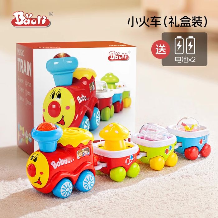 Іграшковий поїзд “Локомотивчик БуБу” з музикою та світлом