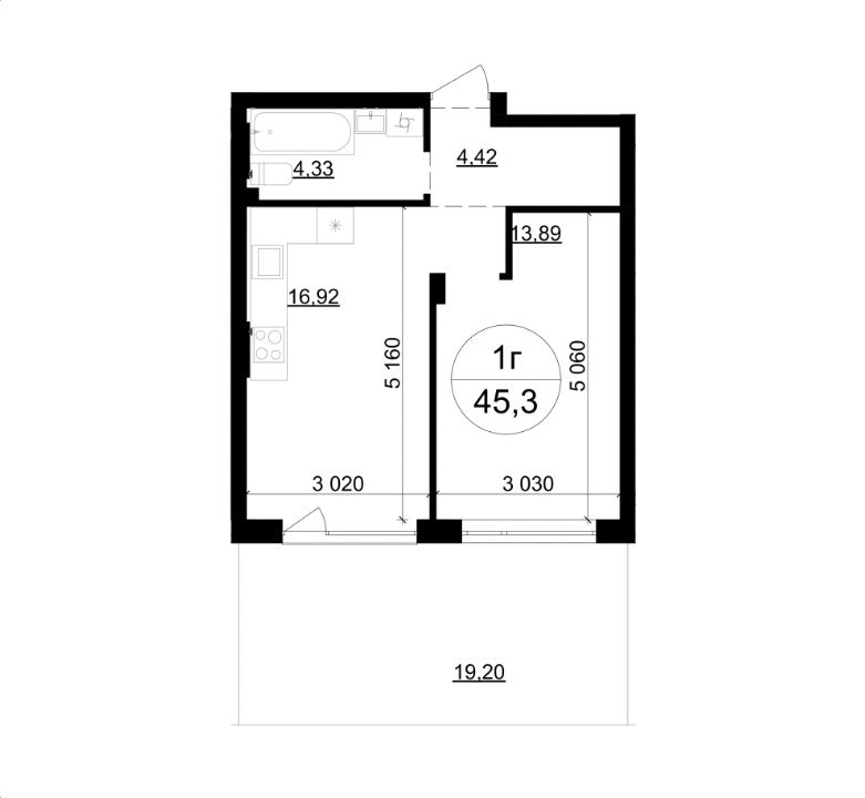 Продаж 1к квартири, Брюховичі (ЖК Грінвуд-4)