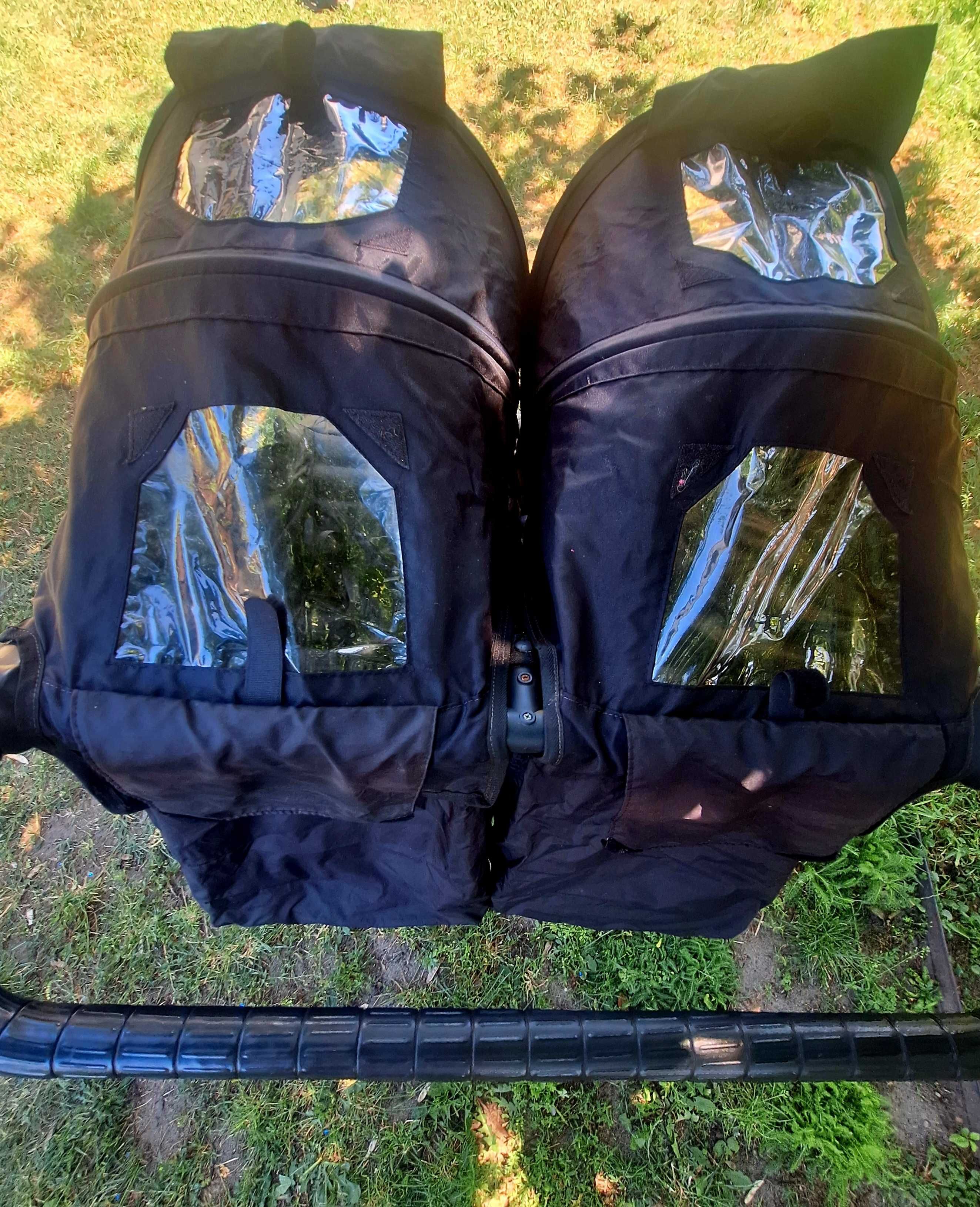 Wózek bliźniaczy Baby Jogger City Mini GT – czarny