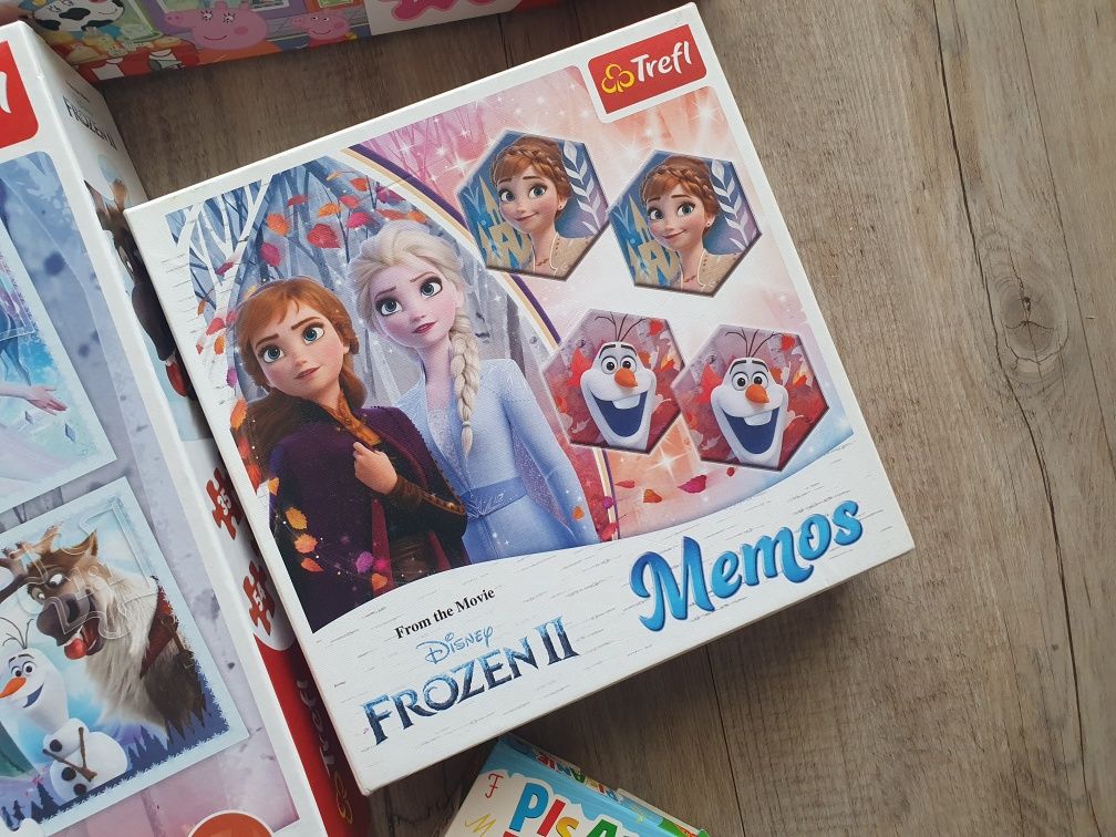 Zestaw puzzle, gra memory Trefl Frozen Peppa