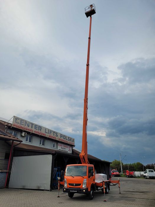 podnośnik/zwyżka/renault/cmc/pla250/25m/koszowy/multitel/ruthmann/gsr