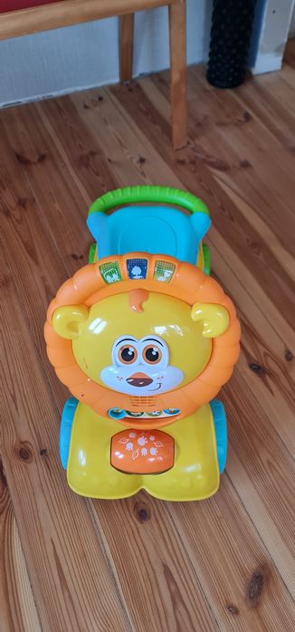 Zabawka edukacyjna, jeździk i hulajnoga w jednym