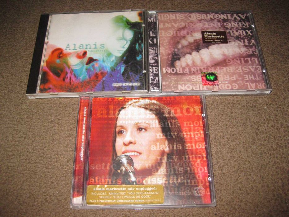 3 CDs da "Alanis Morissette" Portes Grátis!