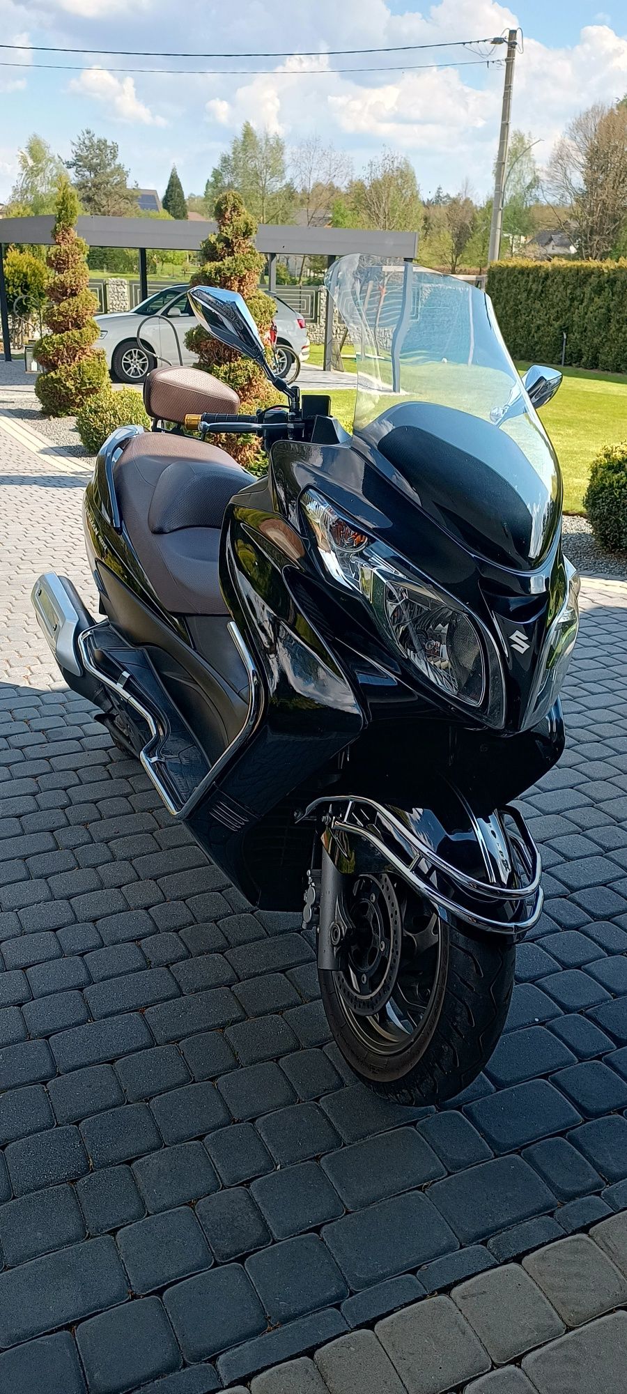 Suzuki Burgman 400 wersja limitowana, podgrzewane manetki, 650 Majesty