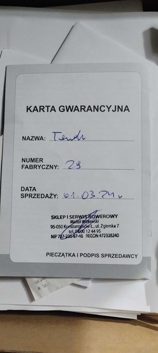 Rower górski rama L koła 29 cali na gwarancji