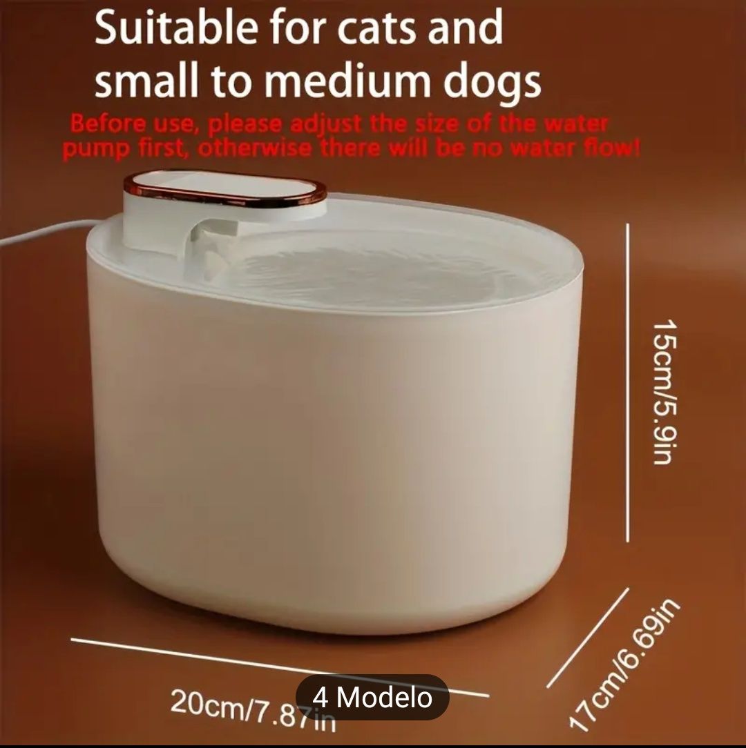 Distribuidor de água automático silencioso para animais